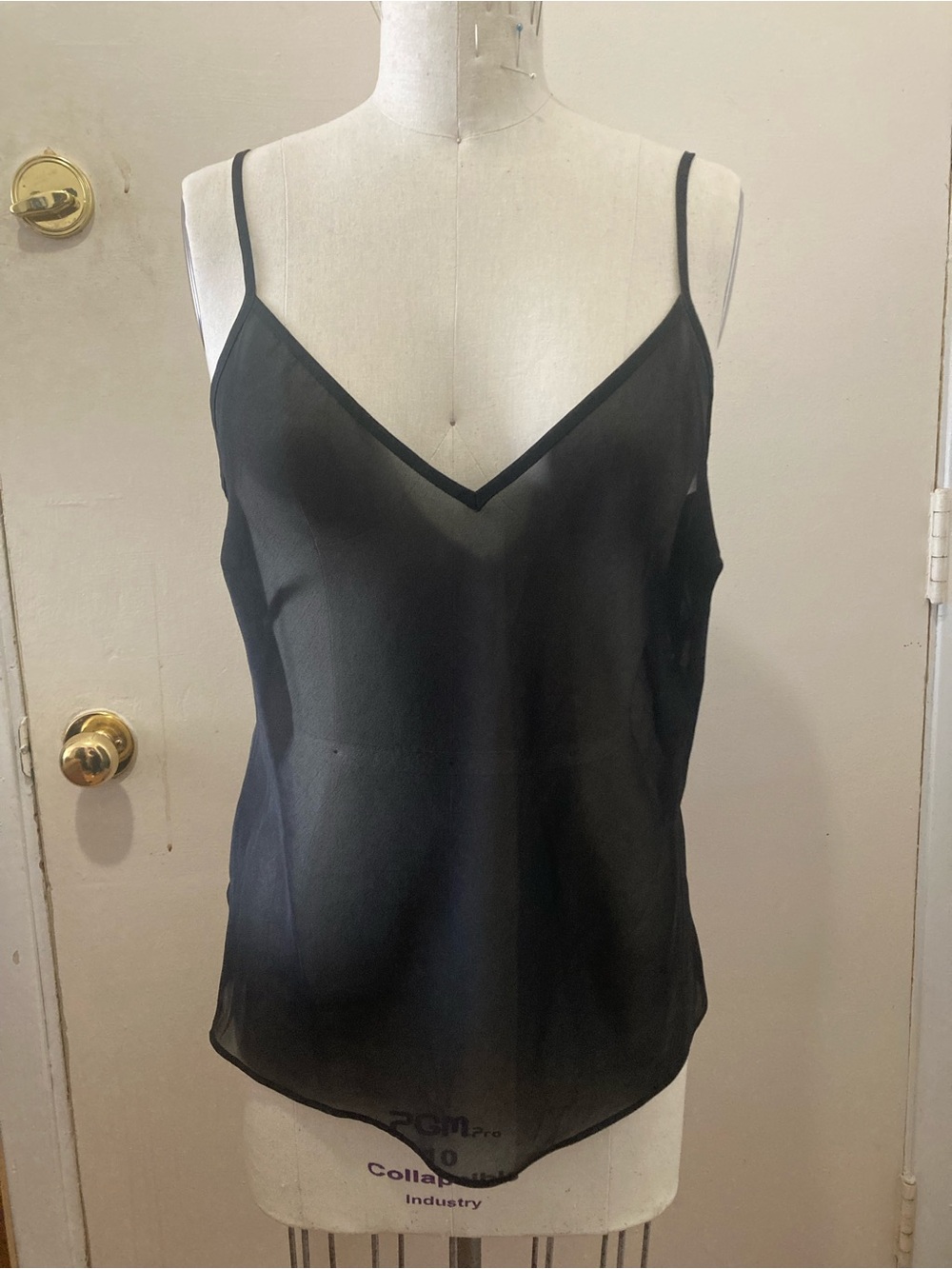 Sheer tank top